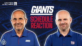 Rapid Reaction 2024 Giants Schedule  New York Giants [upl. by Orteip661]