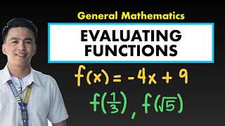 Evaluating Functions with Value of X as Fraction and Radical  General Mathematics [upl. by Blunk]