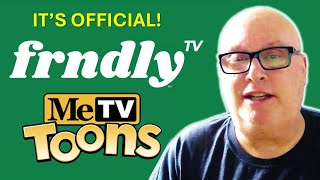 Frndly TV Shares Exciting MeTV Toons News [upl. by Renfred]