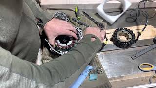 F800gs Stator checking and replacement [upl. by Leunam]