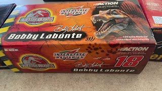 Bobby Labonte 2001 Jurassic Park 3 Diecast Review [upl. by Esaele]