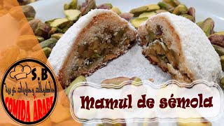 Receta Mamul de sémola con pistachos un postre árabe muy rico [upl. by Garbers]