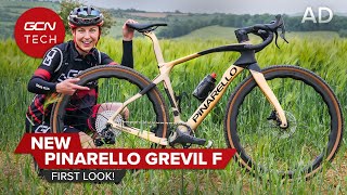 New Pinarello Gravel Racing Machine  Grevil F First Look [upl. by Arlo889]