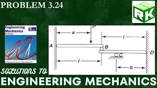 Engineering Mechanics Problem 324 solution  Timoshenko Parallel forces in a plane [upl. by Yrrehc]