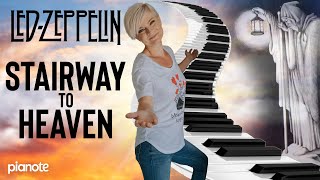 How To Play quotStairway To Heavenquot by Led Zeppelin Beginner Piano Lesson [upl. by Rehoptsirhc]