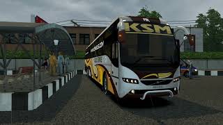 Volvo sleeper bus in Euro truck simulator 2 🚌 🚦 ets2 gameplay tamil  pcgaming ets2 volvo [upl. by Atiroc]