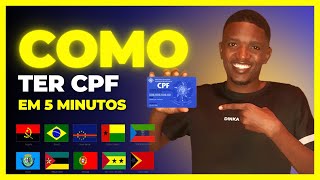 Como criar CPF gratuitamente em Angola Moçambique Cabo Verde2023 Parte 01 [upl. by Esele]