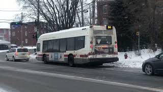 RTL Longueuil 2020 Novabus lfs hev hybrid 22012 and 22031 action in St Lambert [upl. by Eillom727]