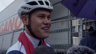 Luke Plapp  Interview at the finish  Stage 19  Giro dItalia 2024 [upl. by Norma]