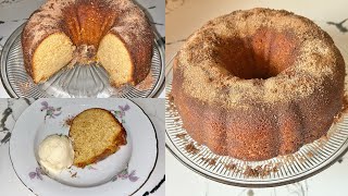 Apple Cider Doughnut Cake  Pound Cake Recipe Using A Cake Mix  Ellen’s Fall Baking Series 🍏🍰 [upl. by Naujak]