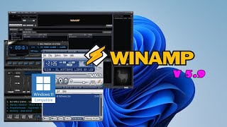 وين امب احدث اصدار 2022  Download and Install Winamp 59 [upl. by Bonine]