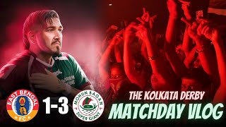 Mohun Bagan Defeats East Bengal 13 In The Kolkata Derby  Mariners Corteo And Matchday Vlog [upl. by Dwane]