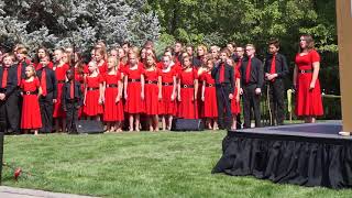 One Voice Childrens Choir sings Thankful at the Utah Womens Walk 2017 [upl. by Germaun136]