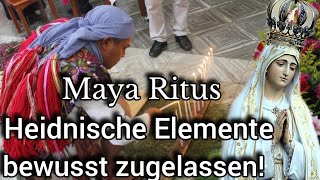 UNGLAUBLICH Kirche erlaubt heidnischen MAYA RITUS  Alte Messe weiterhin unterdrückt [upl. by Jorry]