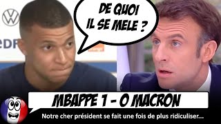 Macron se fait TACLER par Kylian Mbappé et Marine Le Pen finit le boulot [upl. by Eltrym]