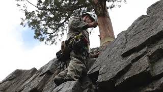 MOUNTAIN CLIMBING with US Marines during Assault Climbers Course [upl. by Estis143]