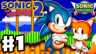 Sonic the Hedgehog 2  Gameplay Walkthrough Part 1  Emerald Hill Zone Sonic Origins [upl. by Acinimod]