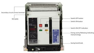 Charging the Closing Spring Masterpact NWNT Circuit Breaker Guide  Schneider Electric [upl. by Nanyt]