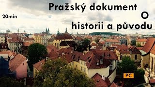 Český dokument o historii a původu Prahy [upl. by Sset566]