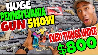 HUGE PENNSYLVANIA GUN SHOW EVERYTHINGS UNDER 800 [upl. by Packton]