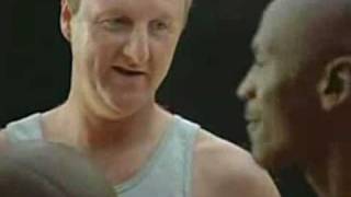 McDonalds Superbowl Commercial with Larry Bird and Michael Jordan [upl. by Merissa]