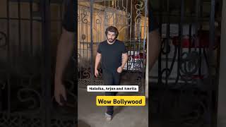 Arjun Kapoor Malaika arora and Amrita Arora exiting from Malaikas family 😢💔 Bollywood [upl. by Machute]