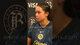 Scarlett Camberos reveló por qué decidió regresar al América america americafemenil america [upl. by Eidnak384]