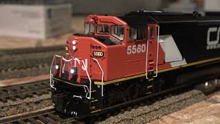 Review Aurora Miniatures HO Scale GMD SD60F w Loksound 5 [upl. by Snyder]