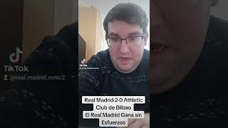 Real Madrid 20 Athletic Club de Bilbao El Real Madrid Gana Sin Esfuerzos [upl. by Teece91]