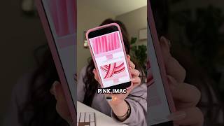 THE PINK IMAC VS THE PINK IMAC which is your favorite pink🖥️💓 appleimac youtubeshorts [upl. by Calendre]