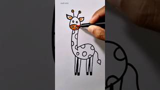 Como desenhar uma girafa fácil [upl. by Lynd]