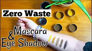 DIY Natural Mascara and Eye Shadow  Zero Waste Makeup [upl. by Hauhsoj435]