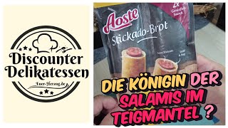 Discounter Delikatessen 😀 Die KÖNIGIN der TeigmantelSalamis [upl. by Gnidleif]