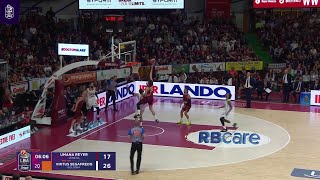 Basket serie A gli highlights di Reyer Venezia vs Virtus Bologna [upl. by Biernat]