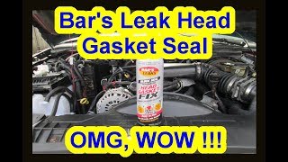 WOW it worked Bars Leak Head Gasket Repair Fix  Coolant  Tail Pipe Smoke  Blowby Dripping 100 [upl. by Sheena]