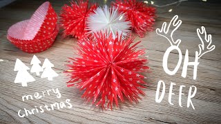 How to make Christmas Snowflake  Easy paper Snowflake [upl. by Ipoillak]