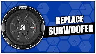 How to Replace the Subwoofer in a Lexus ES300 [upl. by Noryk]