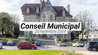 Conseil municipal  20 novembre 2024 [upl. by Aem]