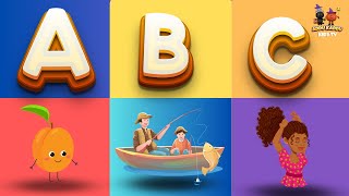 ABC Song  Learn ABC Alphabet for Children  Alphabet Mat  Kids Songs amp Nursery Rhymes [upl. by Mohr]