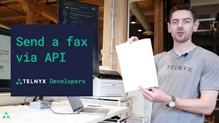 How to Send a Fax with the Telnyx Programmable Fax API [upl. by Merta]