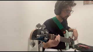 BASS COVER PORCUPINE TREE  BLACKEST EYES [upl. by Tahpos]