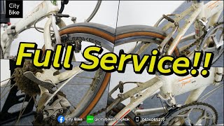 Full Service Dahon Speed P18 อดีตเคยหล่อ ล้างให้ใหม่กลับมาหล่ออีกครั้ง [upl. by Janela]