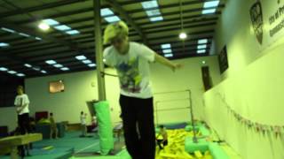 Parkour and Free Running Training Preston Gymnastics Club [upl. by Akoek269]