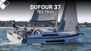 Dufour 37 Sea Trial  The Yacht Sales Co [upl. by Ititrefen152]