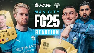 Man City REACT to FC 25 Ratings 🤯  De Bruyne Foden Grealish  More [upl. by Henrie309]