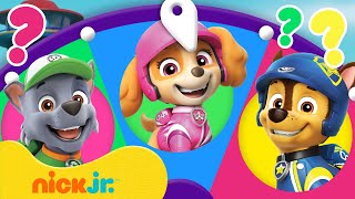 PAW Patrol Rescue Wheels Spin the Wheel 3 w Chase amp Rocky  Games For Kids  Nick Jr [upl. by Taggart]