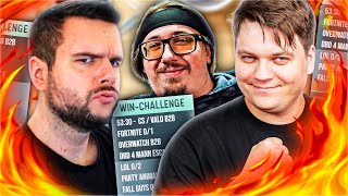 WIN Challenge mit Dhalucard Noway4u Kller und Segalson 😂 [upl. by Sert]