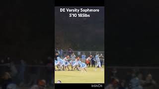 Jackson L Slack DE Varsity Sophmore Class of 2027 SCHS Black Eagles highschoolsports highlights [upl. by Scarrow]