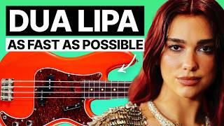 The Whos Bassist Learns DUA LIPA as FAST as possible [upl. by Cesaria]