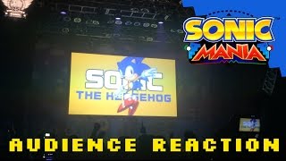 Sonic Mania Reveal Audience Reaction [upl. by Paradies]